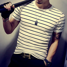 Load image into Gallery viewer, 2020 Summer Fashion Men's T Shirt Casual Patchwork Short Sleeve T Shirt Mens Clothing Trend Casual Slim Fit Hip-Hop Top Tees 5XL