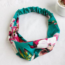 Load image into Gallery viewer, New Fashion Popular Personality Hair Band Handmade Cloth Satin Elastic Cross Headband Headdress Female Hot Sale Jewelry Wholesal