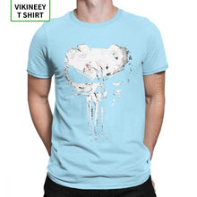 Load image into Gallery viewer, The Skull Punisher Men T Shirt Supper Hero Fitness Streetwear Memento Mori Humorous Tees Short Sleeve T-Shirt 100% Cotton
