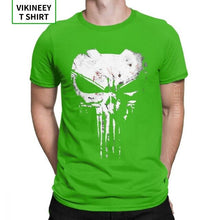 Load image into Gallery viewer, The Skull Punisher Men T Shirt Supper Hero Fitness Streetwear Memento Mori Humorous Tees Short Sleeve T-Shirt 100% Cotton

