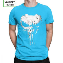 Load image into Gallery viewer, The Skull Punisher Men T Shirt Supper Hero Fitness Streetwear Memento Mori Humorous Tees Short Sleeve T-Shirt 100% Cotton
