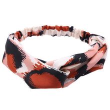 Load image into Gallery viewer, Fashion Women Summer Autumn Suede Headband Vintage Cross Knot Elastic Hair Bands Soft Solid Girls Hairband Hair Accessories
