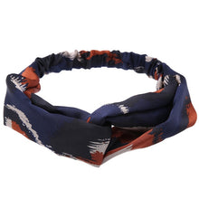 Load image into Gallery viewer, Fashion Women Summer Autumn Suede Headband Vintage Cross Knot Elastic Hair Bands Soft Solid Girls Hairband Hair Accessories
