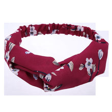 Load image into Gallery viewer, Fashion Women Summer Autumn Suede Headband Vintage Cross Knot Elastic Hair Bands Soft Solid Girls Hairband Hair Accessories

